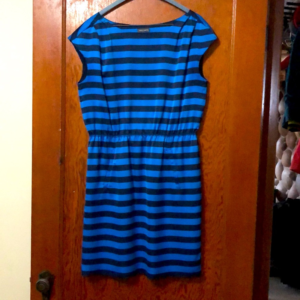 Satin Striped Dress